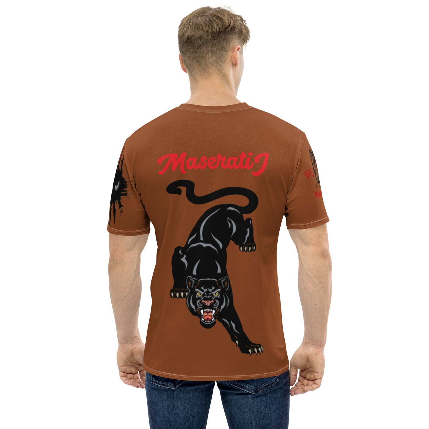 Maserati J Men's Black Cat t-shirt