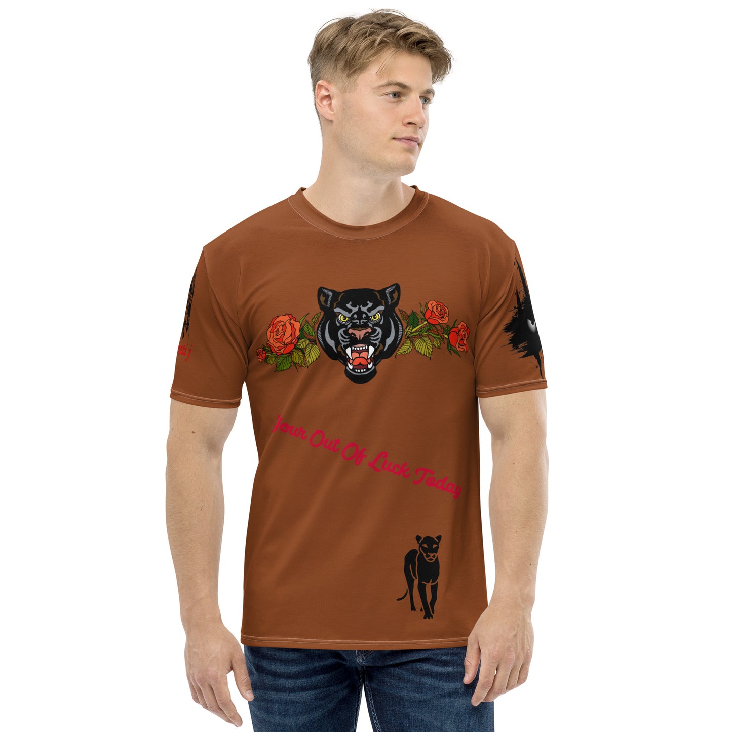 Maserati J Men's Black Cat t-shirt