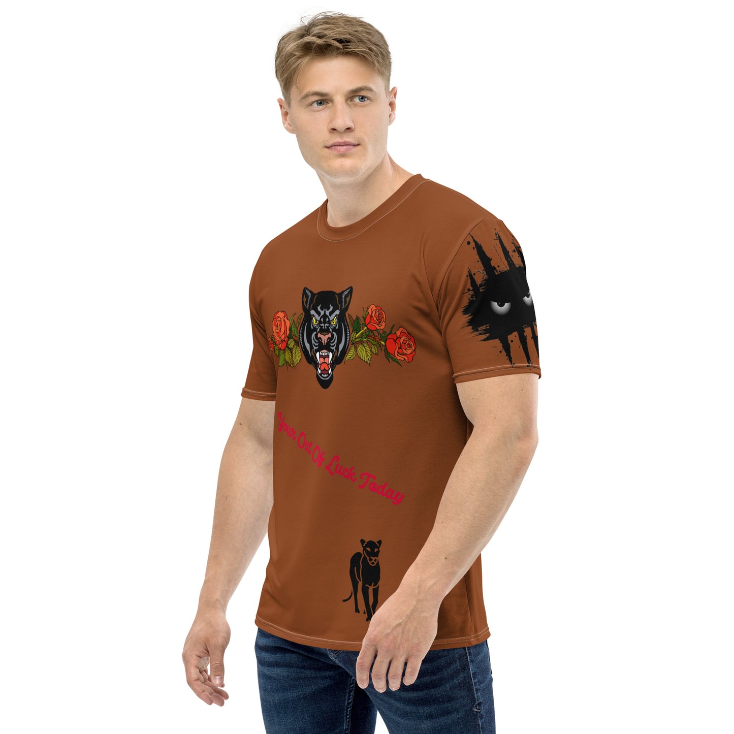 Maserati J Men's Black Cat t-shirt