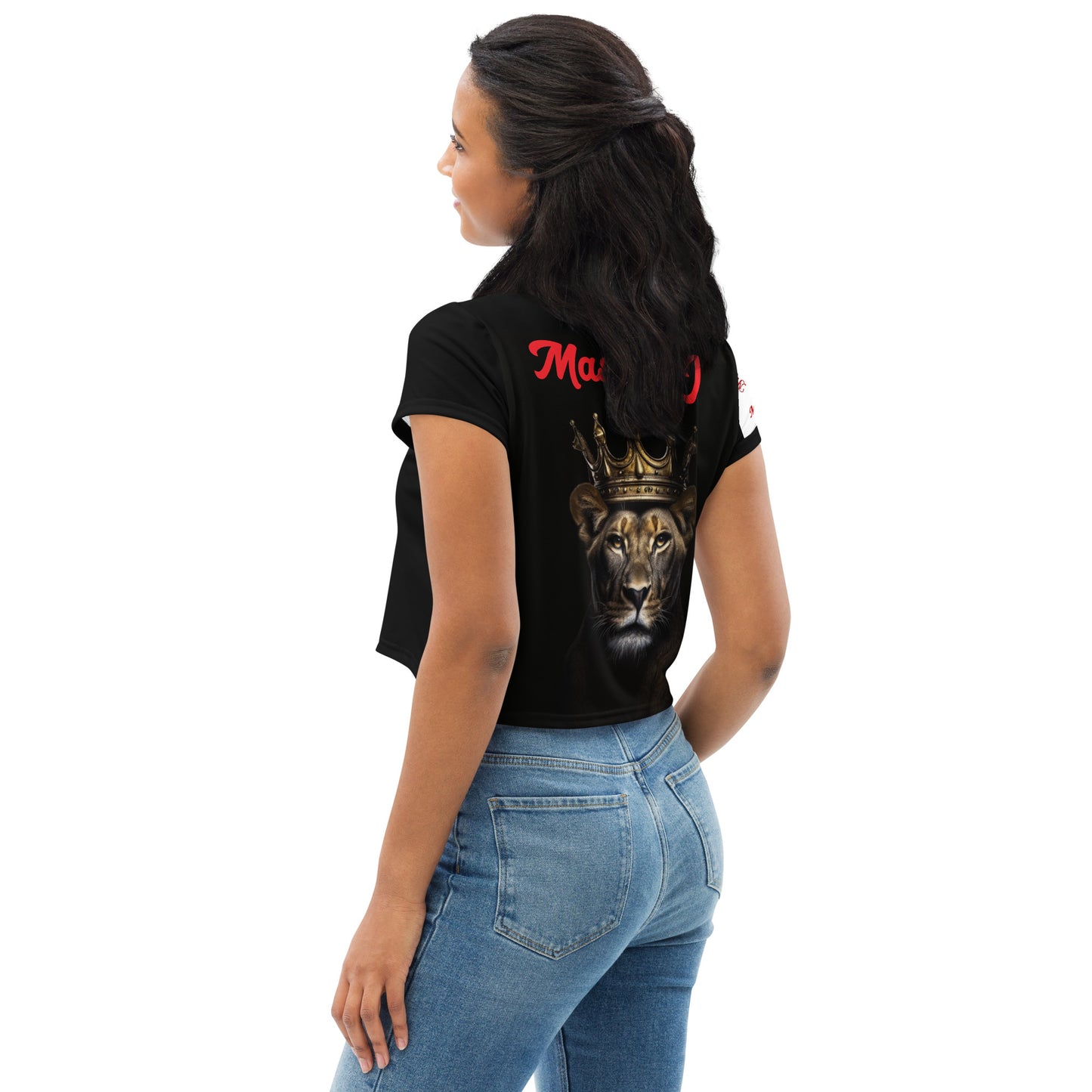 Maserati j ladies Queen Crop Tee