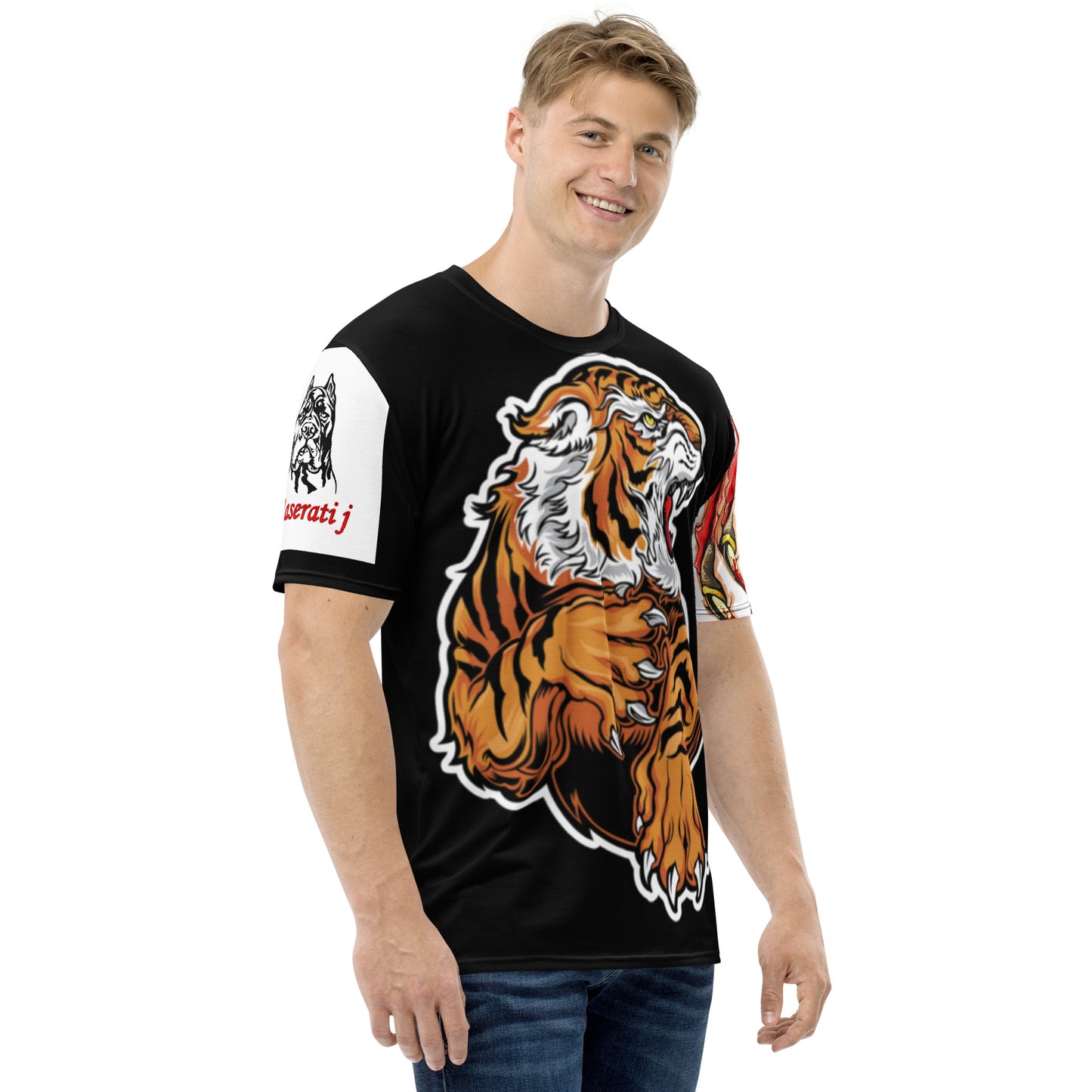 Maserati J Men's tiger t-shirt