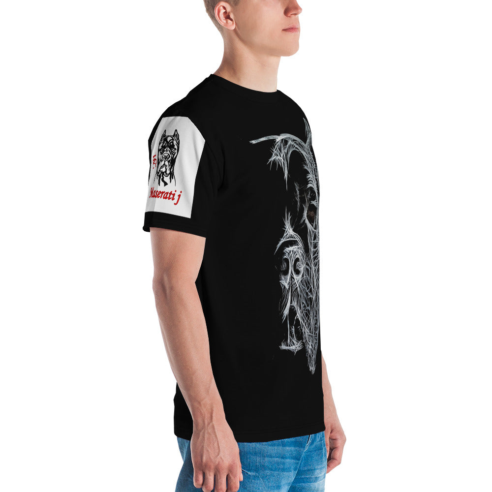 Men's Maserati j  Corso chalk drawing t-shirt