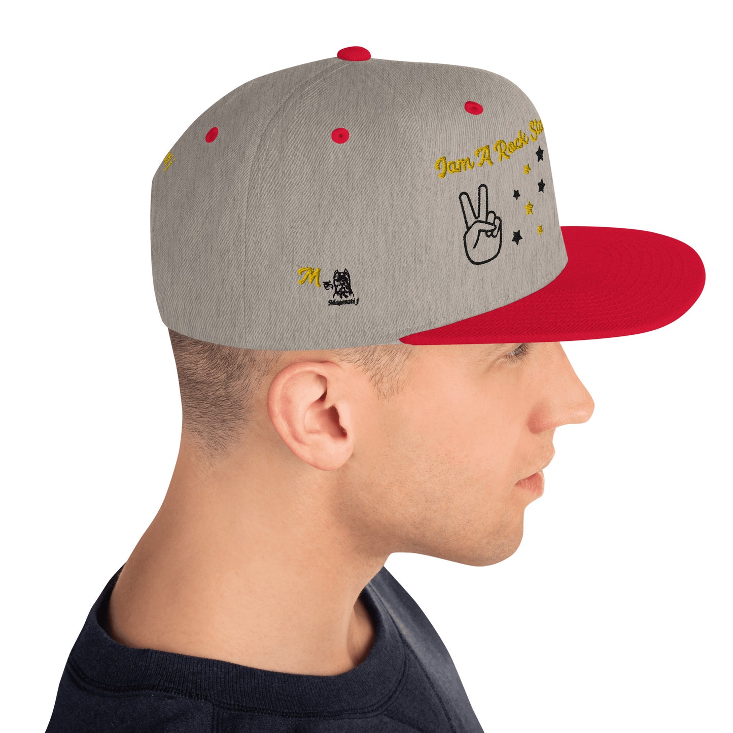 Maserati J Snapback Hat Rock Star Edition