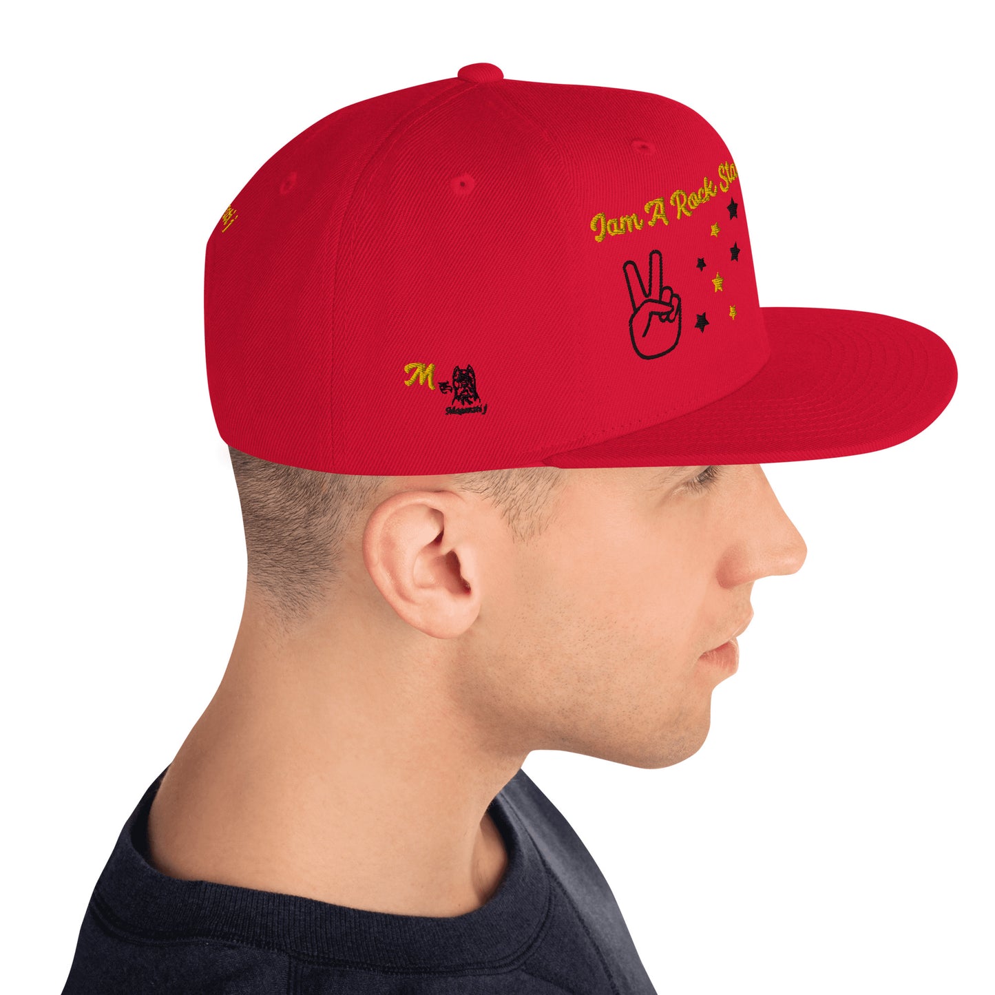 Maserati J Snapback Hat Rock Star Edition