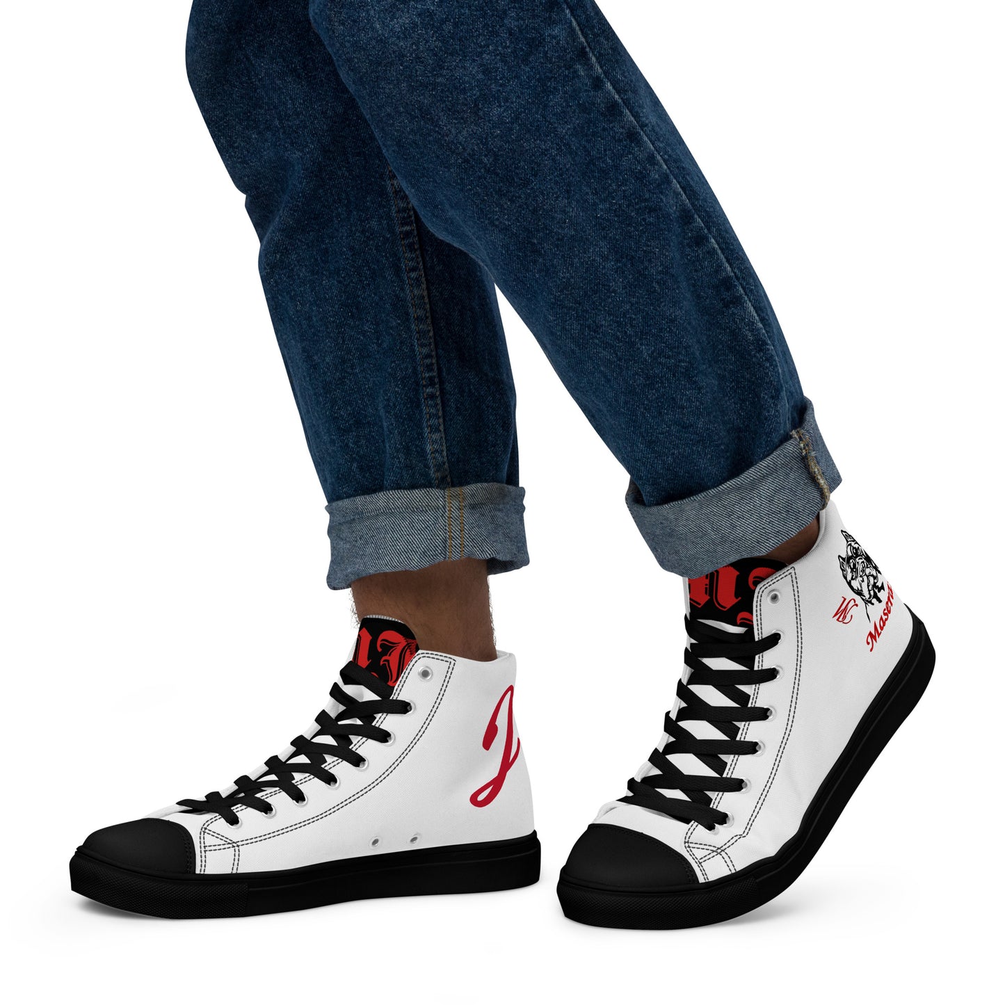 Maserati J Men’s high top canvas shoes