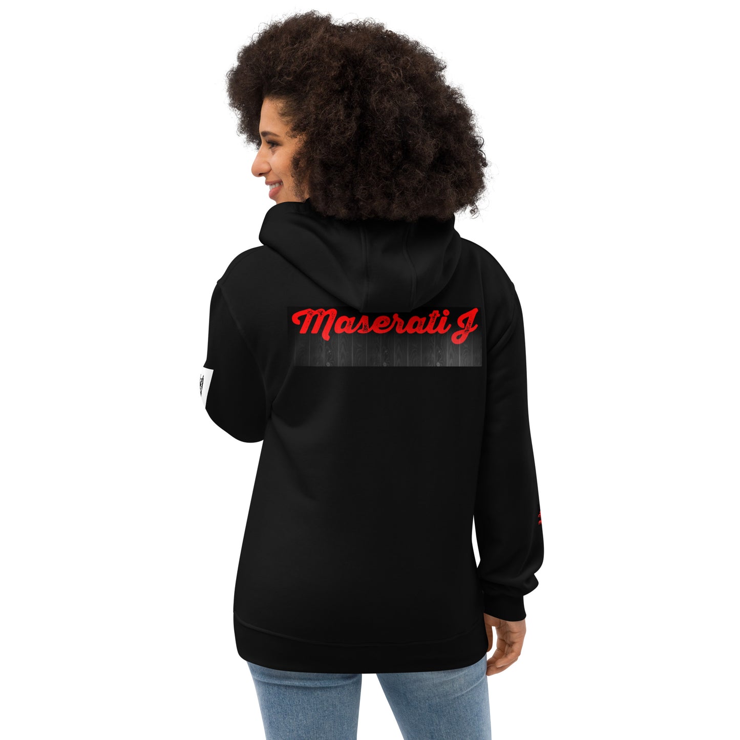 Maserati J Premium Colorful Black Beauty eco hoodie