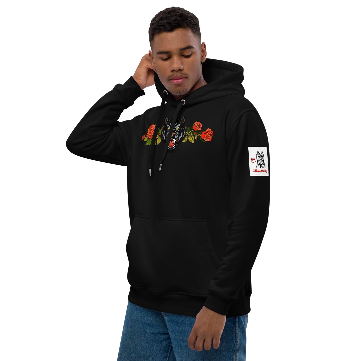 Maserati J Black CAT Premium eco hoodie