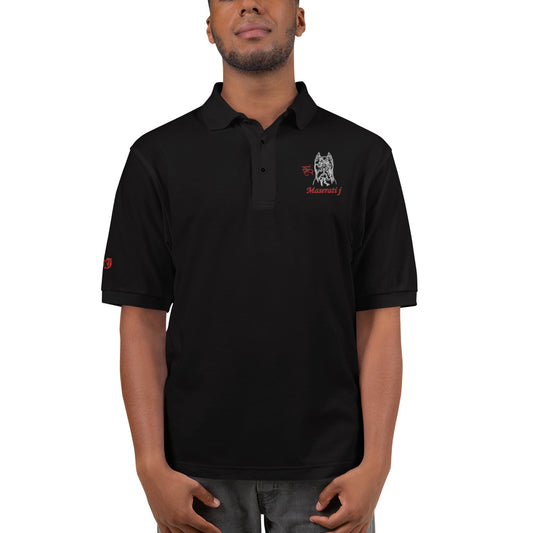 Maserati J Men's Black  Premium Polo