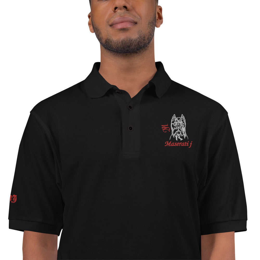 Maserati J Men's Black  Premium Polo